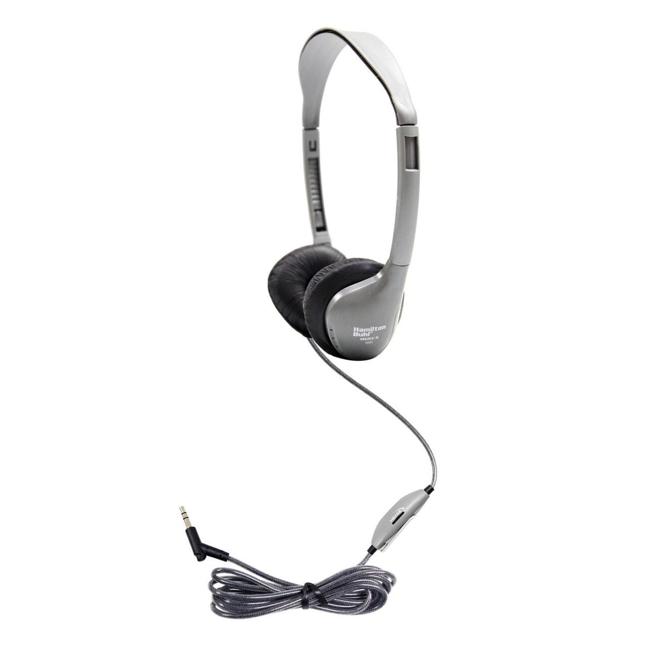 HamiltonBuhl® MS2LV Personal Stereo/Mono Volume Control Headphones